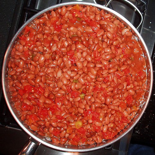 Fasola z pomidorami