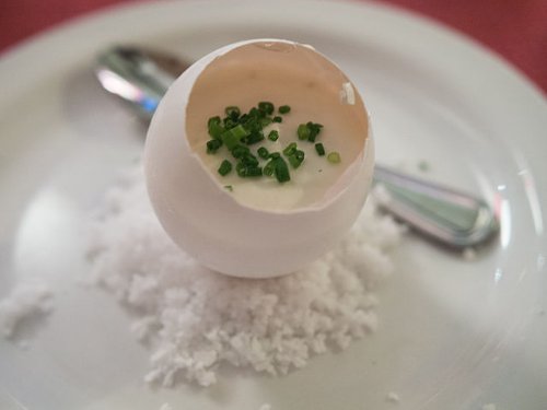 Amuse Bouche - Arpege Egg