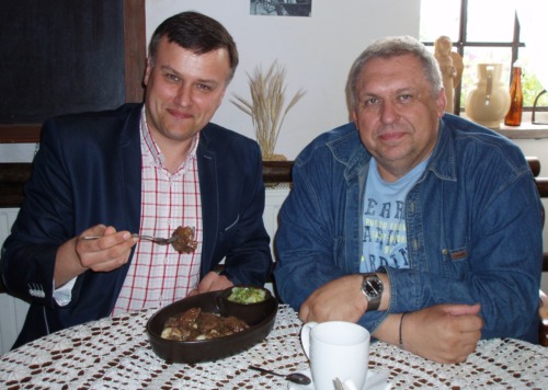 Krytyk Kulinarny Artur Michna i Gieno Miętkiewicz