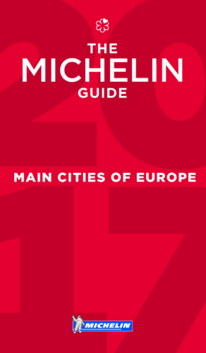 Michelin Main Cities of Europe 2017 okładka przewodnika
