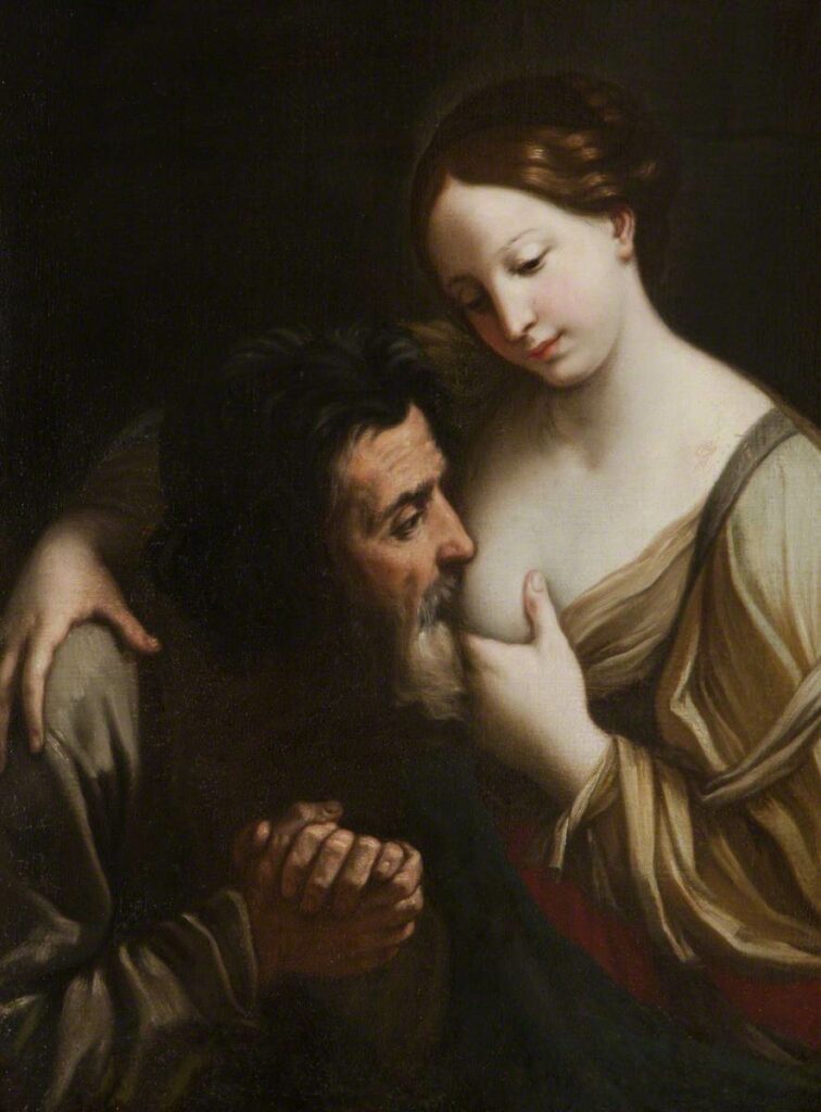 Roman Charity (after Guido Reni) / Isabella Maria dal Pozzo 